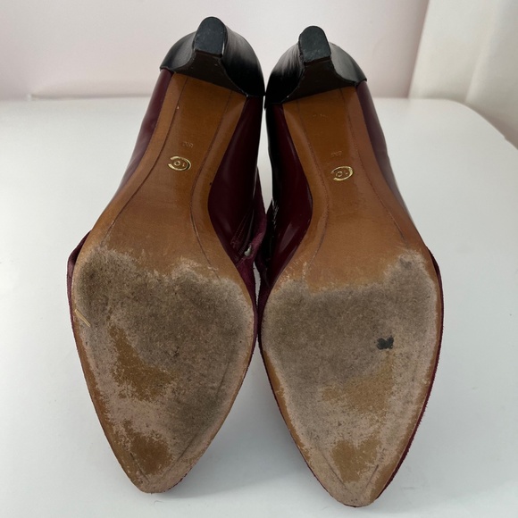 Suede & Patent Leather Booties - Picture 6 of 13